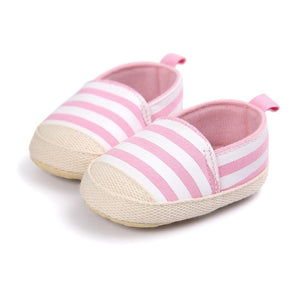 Blue Striped Baby Boy Shoes